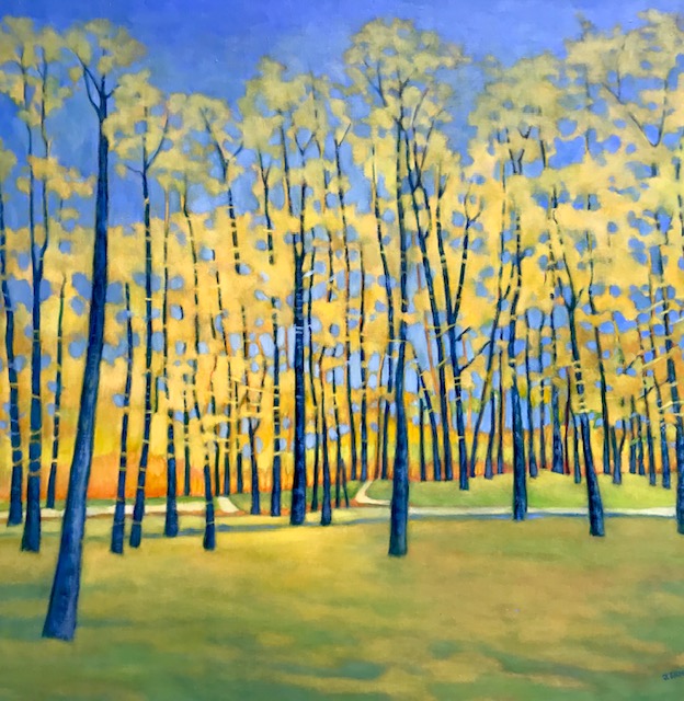 painting of trees
